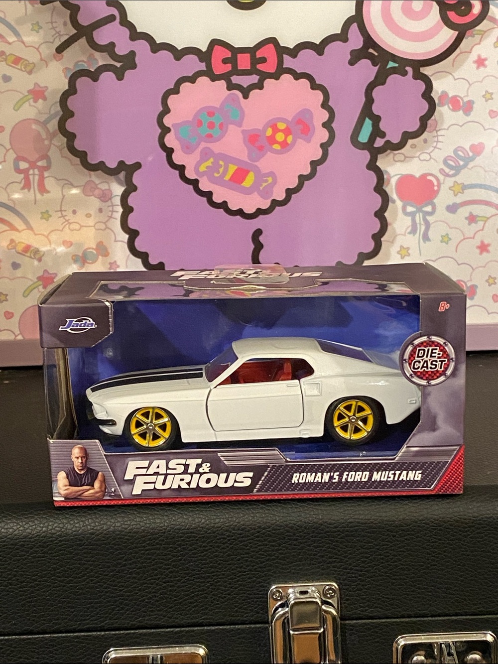 NIB 1:32 Fast & Furious Roman's Ford Mustang Die-Cast Car 🤍🖤